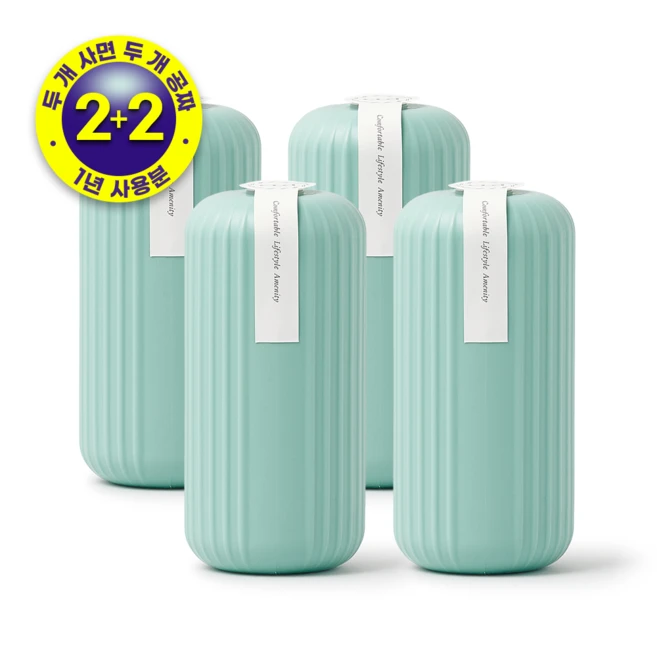 CLA LIFECARE 클린 자동 대용량 변기 세정 클리너, 4개, 250g