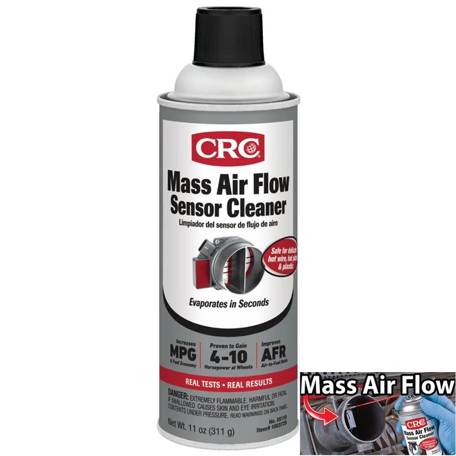 CRC 05110 Mass Air Flow Sensor Cleaner 11 Wt Oz./고품질 에어플로우 센서 클리너/인기, 1개
