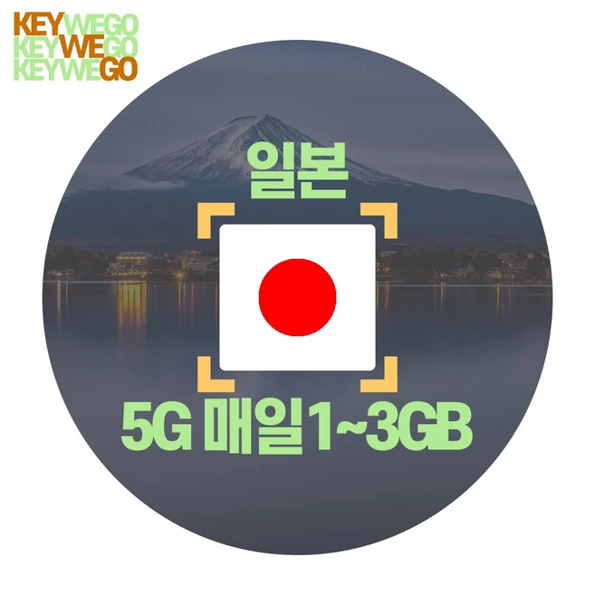 일본 eSIM 5G 매일 1GB 2GB 3GB 이심 1일부터 180일, 1개, 1일, JSX_일본소프트뱅크5G_매일3GB_01일