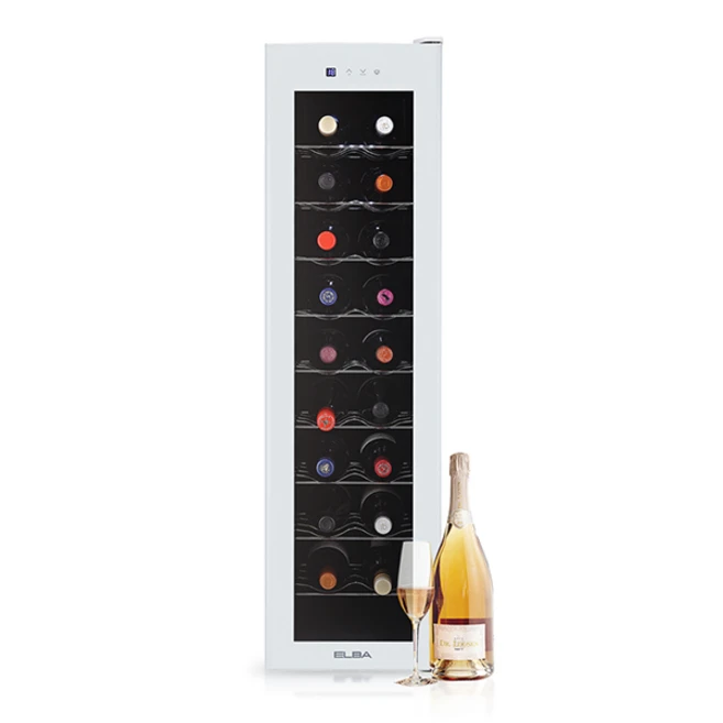 엘바 퓨어화이트 슬림 와인셀러 60L EW60W18, 단품, 퓨어 화이트 EW60W18