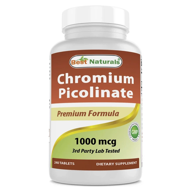 베스트네츄럴스 Chromium Picolinate 1000mcg 타블렛, 240정, 1개