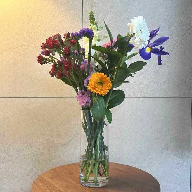 꽃돌이네 싱싱한 제철 생화 택배 꽃다발 생화꽃 경매 꽃배달싼곳 화훼농가돕기 정기배송, 1개