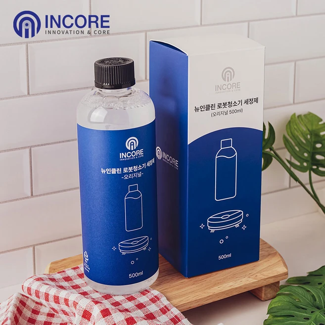 추천9 에코백스 로봇청소기 세척 용액