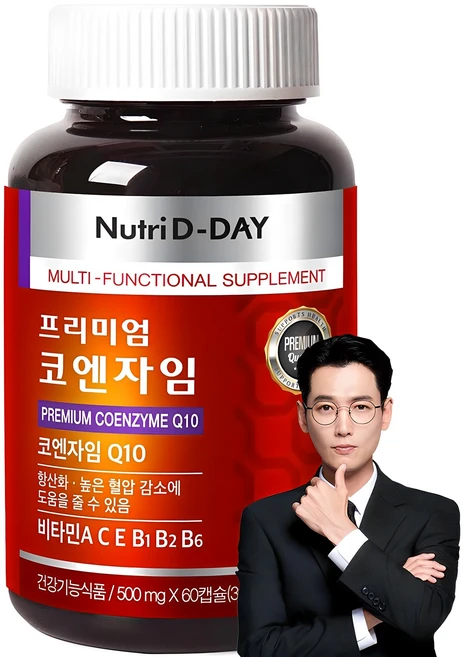 뉴트리디데이 프리미엄 코엔자임 Q10, 60정, 1개