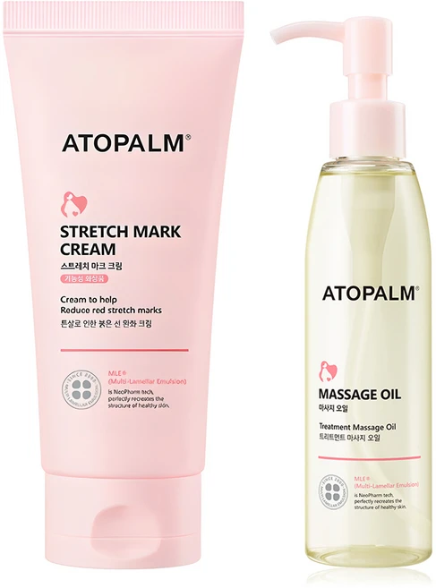 아토팜 매터니티 케어 스트레치 마크 튼살크림 150ml + 마사지 오일 120ml, 1개