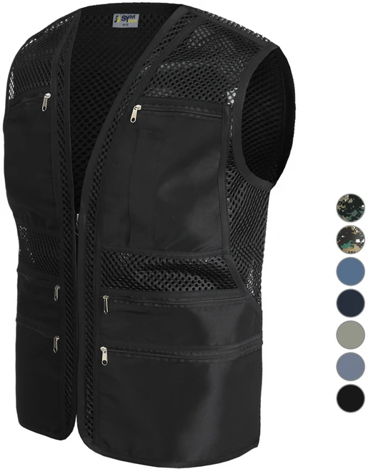 남성용 아웃도어 망사 조끼 SM10