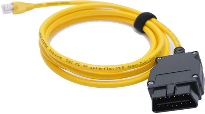 BMW 보급형 코딩 케이블 OBD2 E-SYS, 1개, 혼합색상