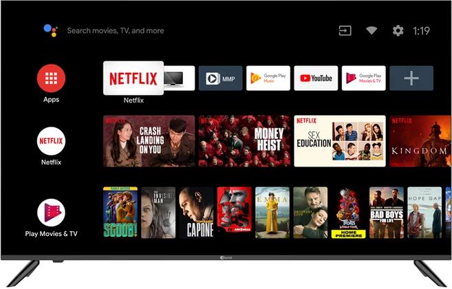 아남 4K UHD 안드로이드 스마트 TV, 139cm(55인치), ANAM-550SMART, 스탠드형, 고객직접설치