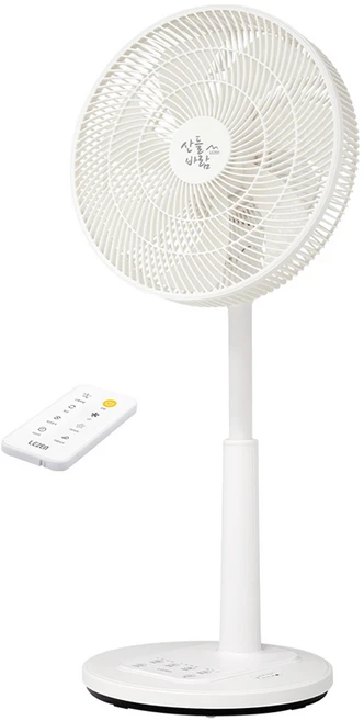 르젠 스탠드형 초미세풍 산들바람 리모컨 선풍기 LZAF-OR339