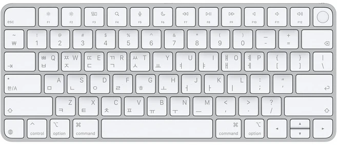 Apple 2024 Touch ID Magic Keyboard, 화이트, 한국어
