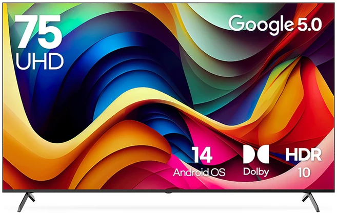 루컴즈 4K UHD QLED 구글 5.0 스마트TV