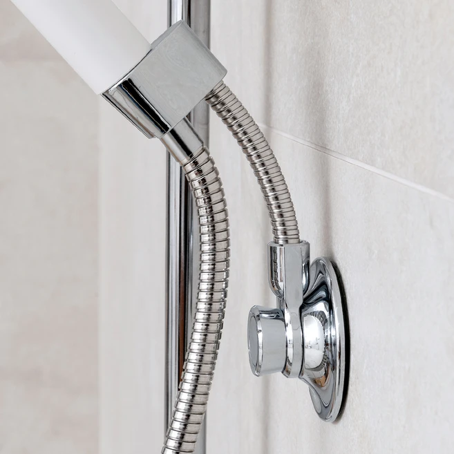 스파이더락 자바라 샤워기 행거 10, 실버