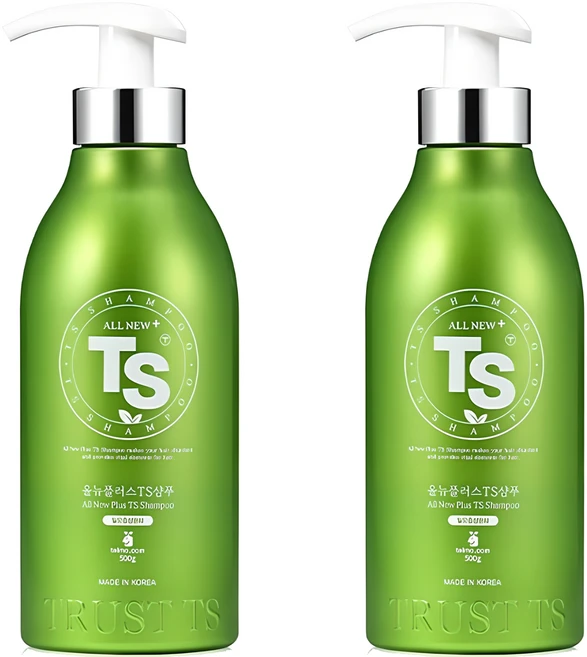TS 올뉴플러스 샴푸, 500g, 2개