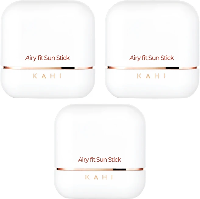 가히 에어리핏 선스틱 SPF50+ PA++++, 14g, 3개