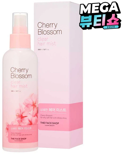 더페이스샵 체리 블러썸 클리어 헤어 미스트, 200ml, 1개