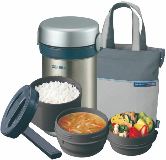 조지루시 보온도시락 840ml, ST스텐레스, 1세트