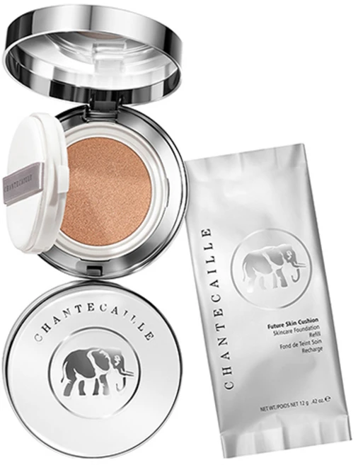 샹테카이 퓨처 스킨 쿠션 스킨케어 파운데이션 12g + 리필용 12g, 아우라, 1개
