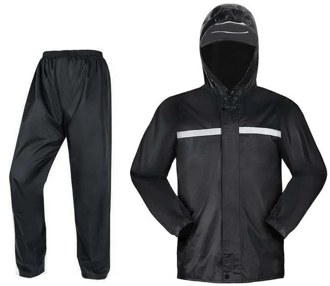 머지샵 남성용 오토바이 우비 상하의 세트