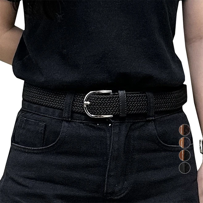 잭케빈 남녀공용 신축성 좋은 스판벨트 SP102