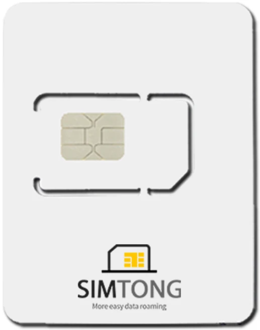 심통 대만 유심 중화텔레콤 유심칩, 4일, 매일 3GB 소진후 저속무제한, 1개