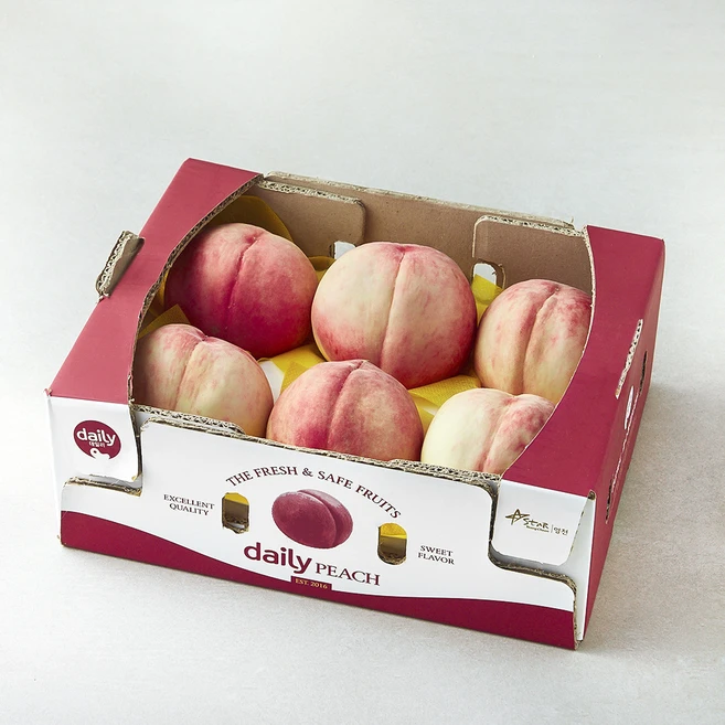 농협 영천 아삭한복숭아, 1개, 1.8kg(5~7입)