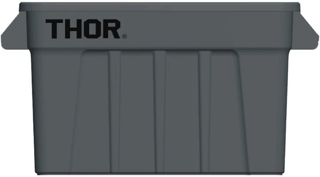 트러스트 THOR 다용도 토트 박스 75L + 덮개, 회색, 1세트