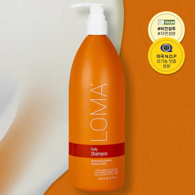 LOMA 로마 데일리 샴푸 (펌프포함), 1000ml, 1개