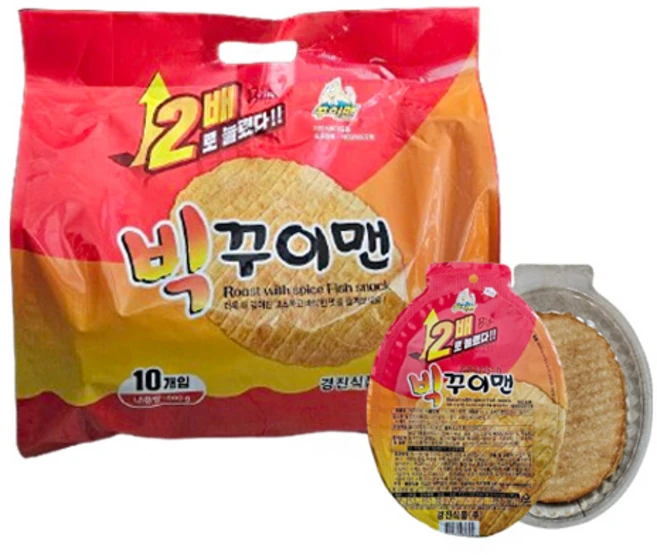 어포스낵 꾸이맨 60g 10개 총600g 1봉지 유통기한임박