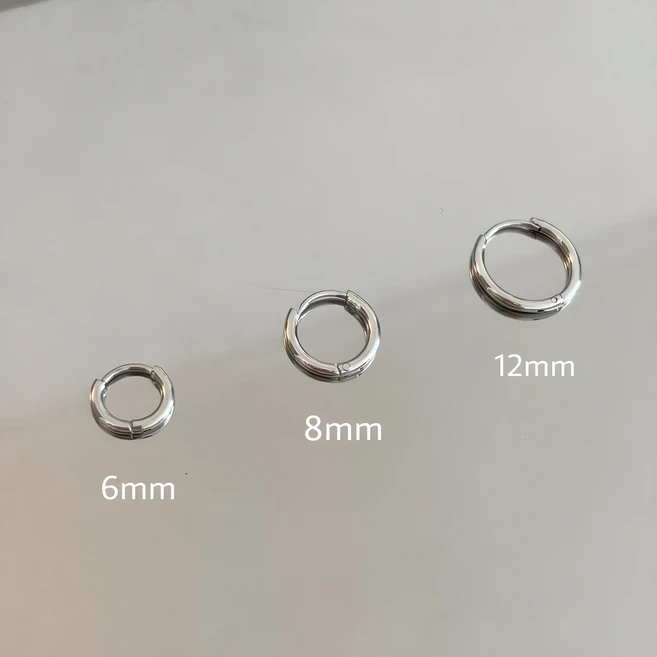 [1+1] 써지컬스틸 원터치 링귀걸이
