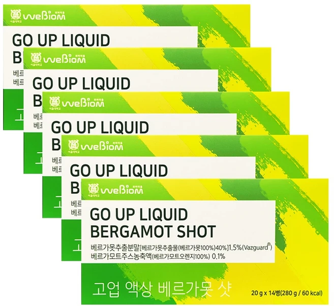 [LIVE] 고업 액상 베르가못 샷 BPF 5박스 (10주분), 280g, 5개