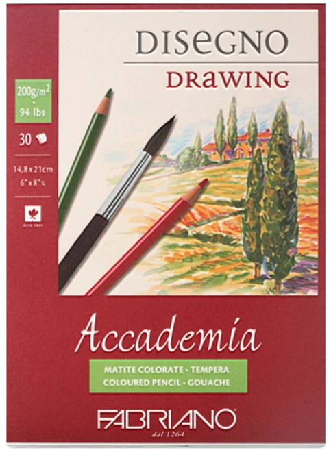 파브리아노 아카데미아 패드 AC04 A5 200g, 1개, 1개입