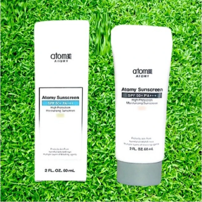 애터미 프리미엄 선크림 베이지 부드러운 톤업 썬크림, 60ml, 3개