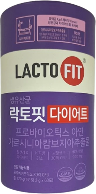 락토핏 다이어트 유산균 60p, 120g, 1개