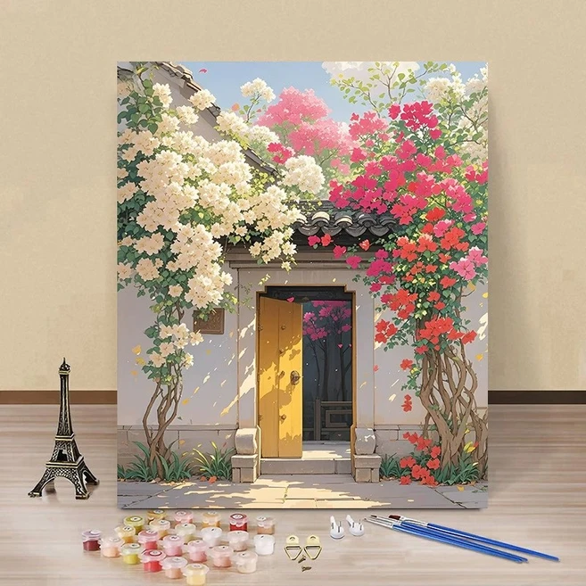 DIY 명화그리기 유화 그림 그리기 아크릴화 30*40cm, 05타입, 1개