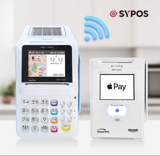 상윤포스 카드단말기 와이파이 핫스팟 연결 지원 [월사용료X 약정기간X] 애플페이 결제패드 상윤네트웍스, 1세트, 서명패드 일체형, 카드사 가맹 없는 사업자