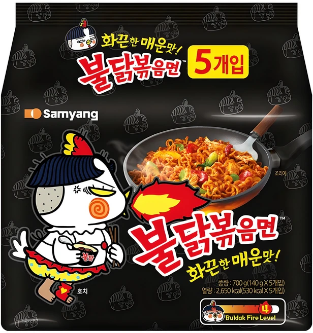 불닭볶음면 140g, 5개