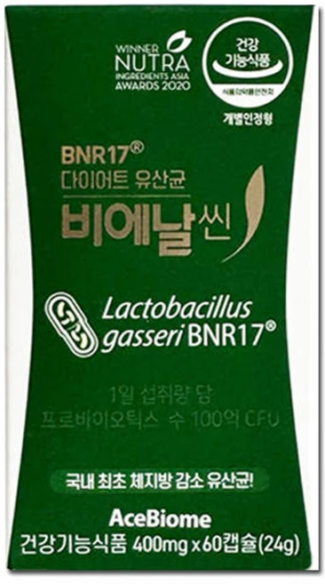 비에날17 비에날씬 다이어트 유산균 캡슐, 60정, 1개