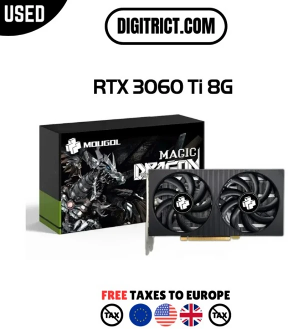 Nvidia GeForce 비디오 메모리 게임용 그래픽 카드 데스크탑 컴퓨터 8G GDDR6 PCIEx16 4.0 256 비트 RTX306