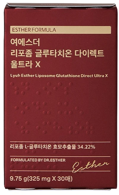 에스더포뮬러 여에스더 리포좀 글루타치온 다이렉트 울트라 X, 30회분, 9.75g, 1개