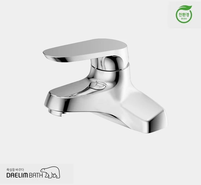 대림바스 투홀 세면기 수전 DL-YL6A11, 1개