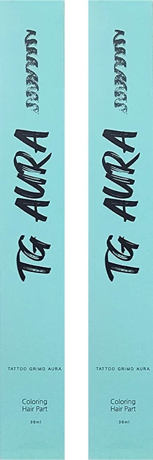 [2025 최신상] 타투그리모 아우라 두피 물들임 에센스 시즌2 30ml, 2개, 흑갈색