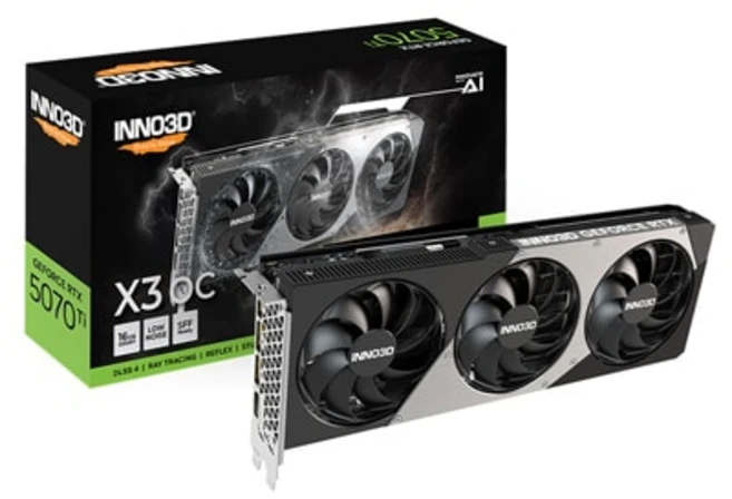 INNO3D 지포스 RTX 5070 Ti OC D7 16GB X3 아이노비아