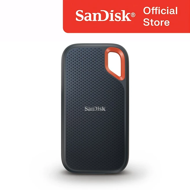 샌디스크 외장 SSD E61 익스트림 포터블 대용량 고성능, 블랙, 1TB