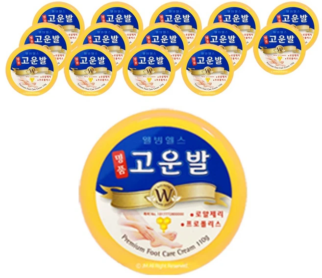 고운발 웰빙헬스팜 명품 크림, 110g, 2개