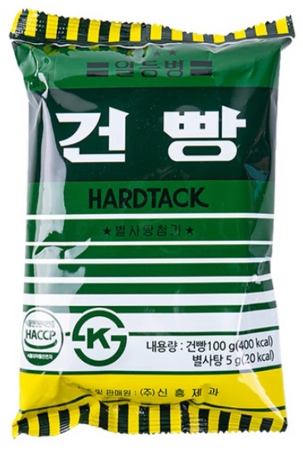 일등병건빵 100g 20입 군대 군용건빵 옛날과자, 20개
