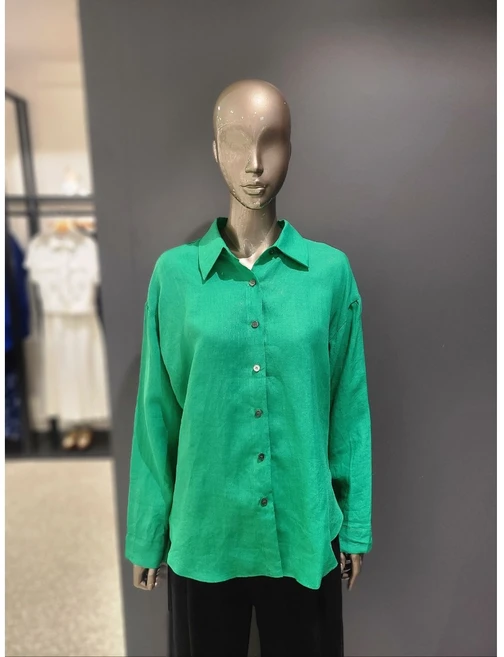 제시뉴욕 신구로점 오버핏 린넨 셔츠 JD75NSBI7480