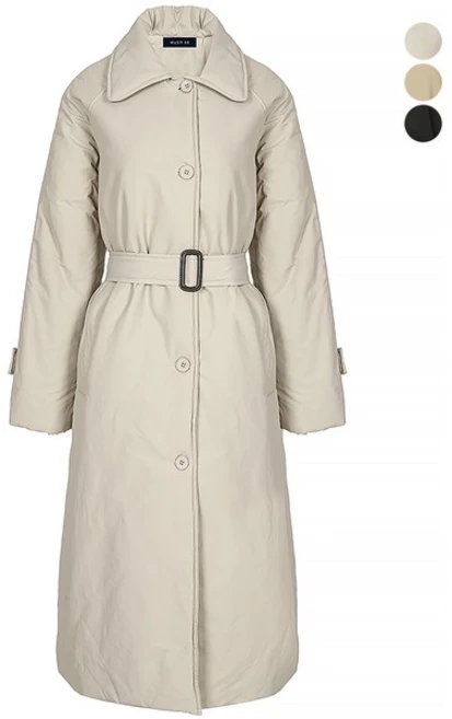 머스트비 여성 트렌치 패딩 점퍼