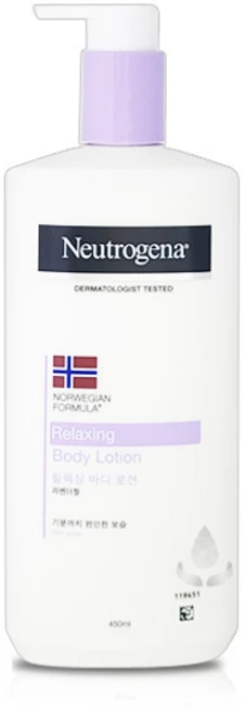 뉴트로지나 릴랙싱 바디 로션 라벤더향, 450ml, 2개
