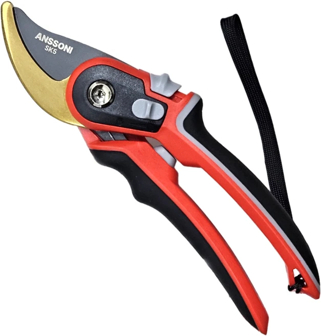 안쏘니 전지가위 전정 꽃 원예 화훼 가지치기 조경 가위, 1개