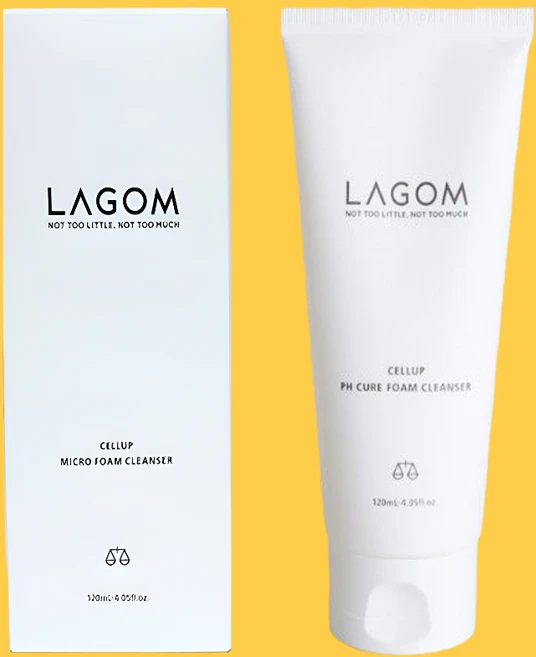 라곰 셀럽 마이크로 폼클렌저 LAGOM CELLUP MICRO FOAM CLEANSER, 120ml, 1개